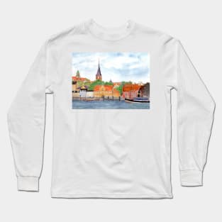 Flensburg harbor Long Sleeve T-Shirt